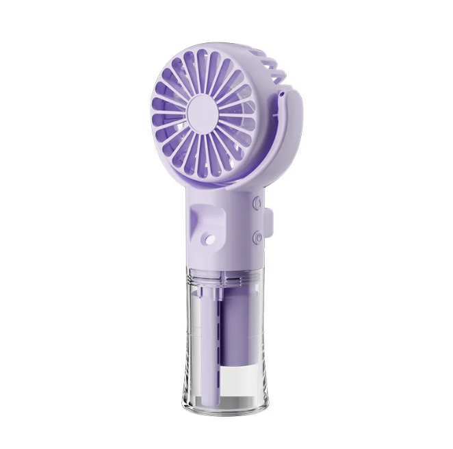 Ventilador portátil con spray refrescante