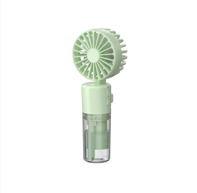 Ventilador portátil con spray refrescante