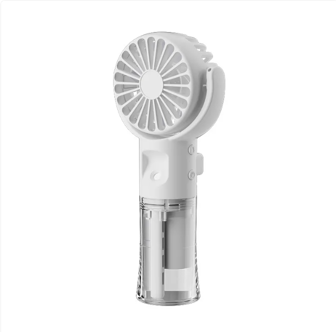 Ventilador portátil con spray refrescante